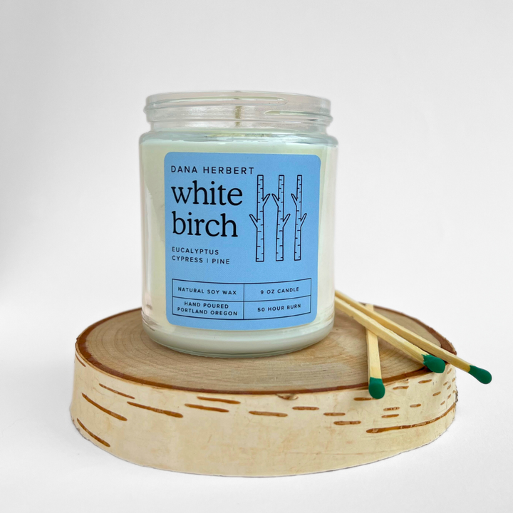 White Birch Soy Candle | 9oz