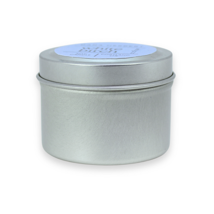 White Birch Soy Candle Tin | 4oz