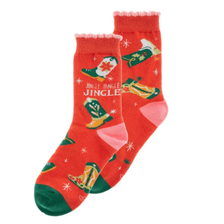 Christmas Socks | Western Boot Jingle