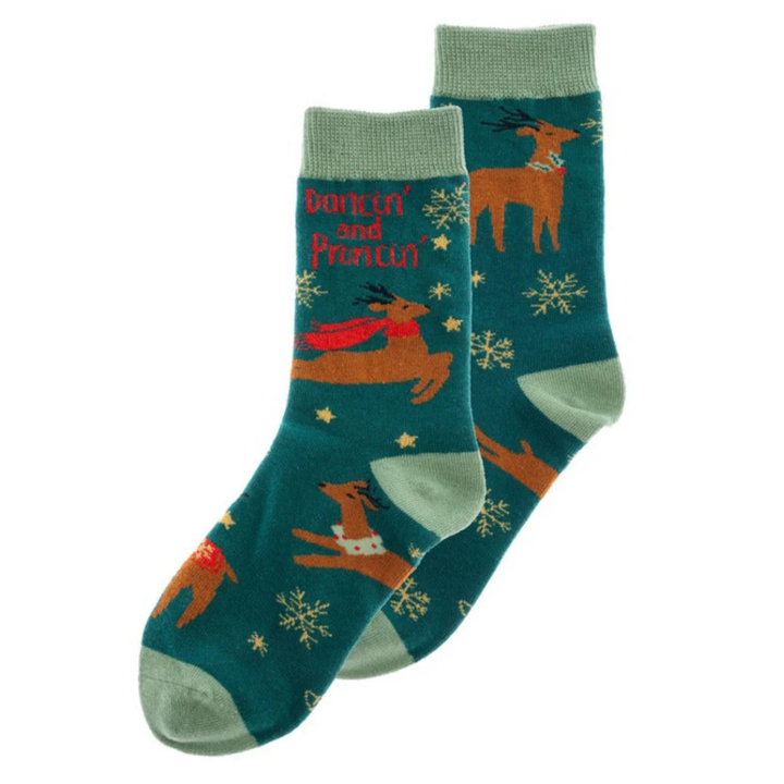 Christmas Socks | Dancer + Prancer