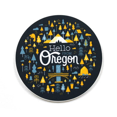 Sticker "Hello from Oregon"