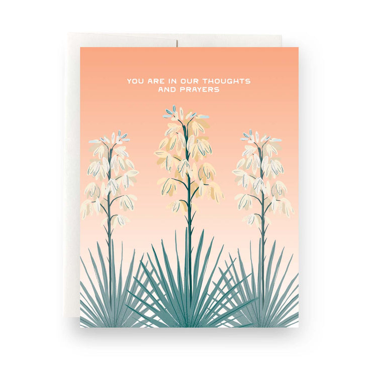 Sympathy Card "Yucca Blooms"