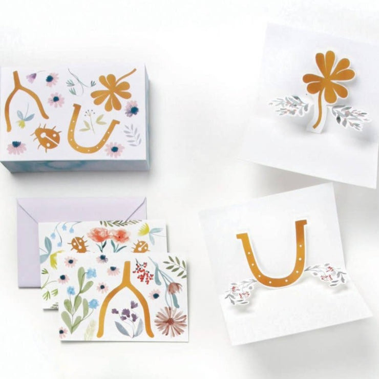 Boxed Pop-Up Cards "Lucky Charms"