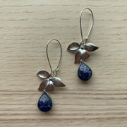 Silver Plumeria Earrings