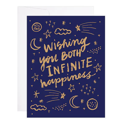 Wedding Card "Infinite Happiness"