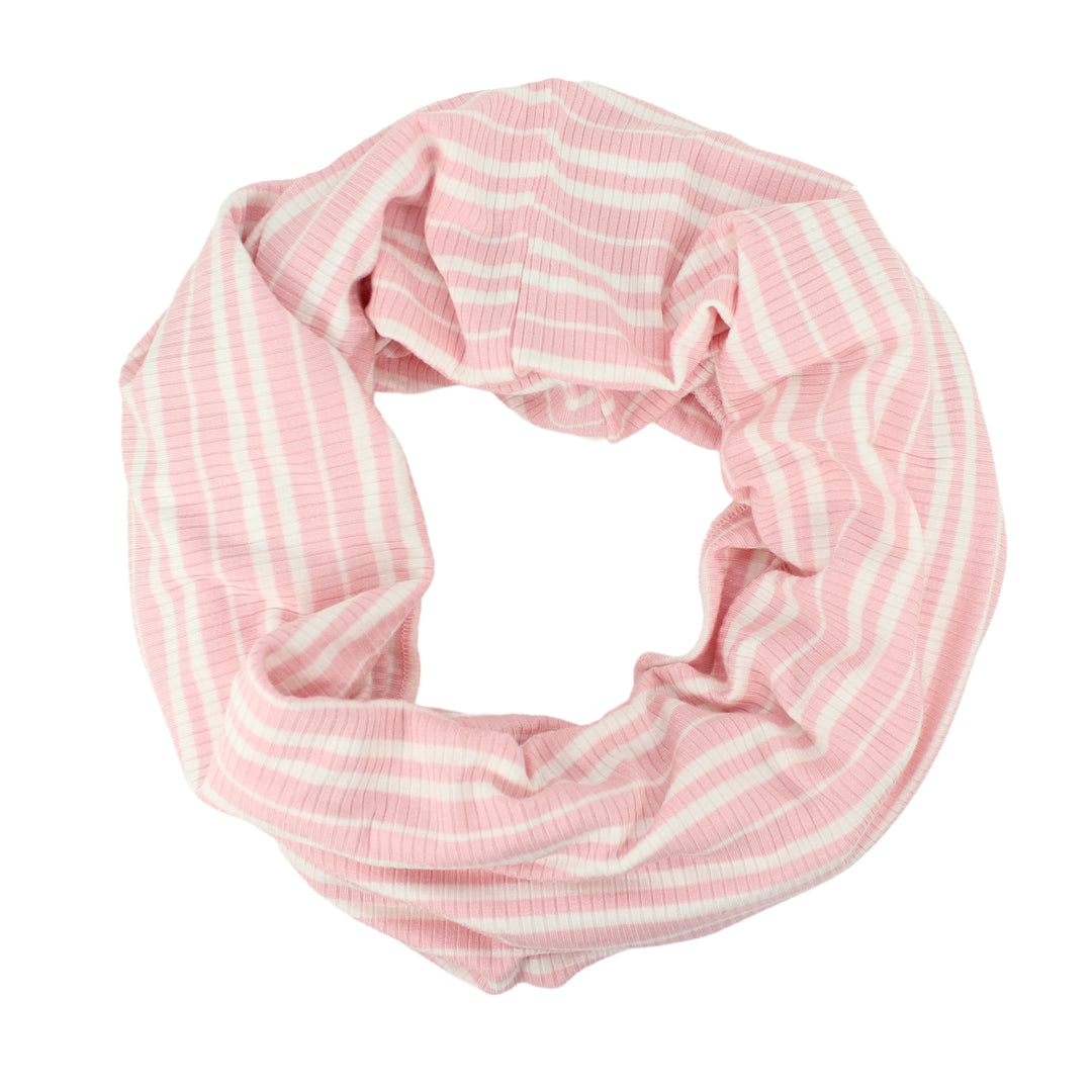 Rib Stripe Infinity Scarf