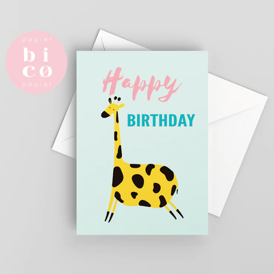 Birthday Card "Giraffe"