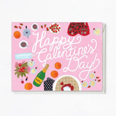 Valentine's Day Card "Galentine Brunch"