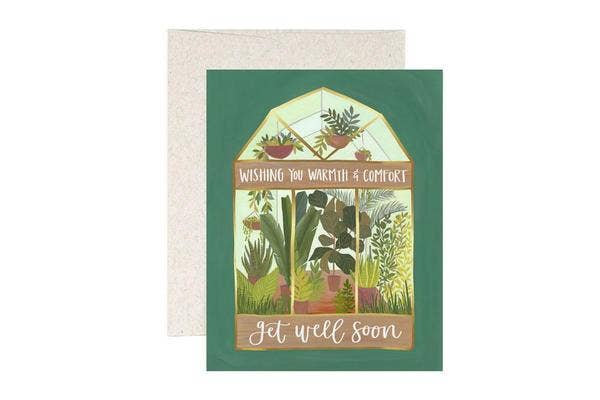 Get Well Card "Greenhouse"