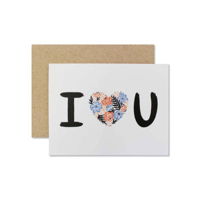 Love & Friendship Card "I Heart You"