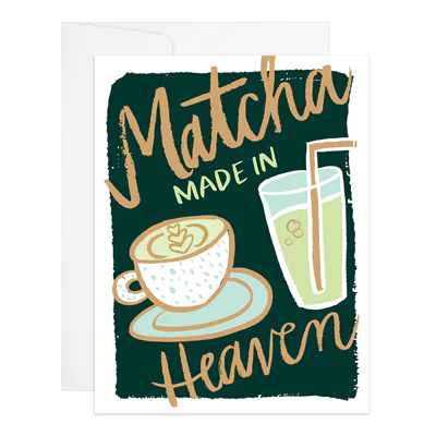 Love & Friendship Card "Matcha"