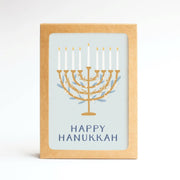Boxed Hanukkah Cards "Floral Menorah"