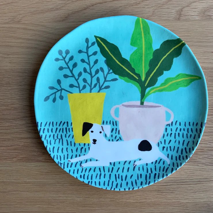 Melamine Dog Plates