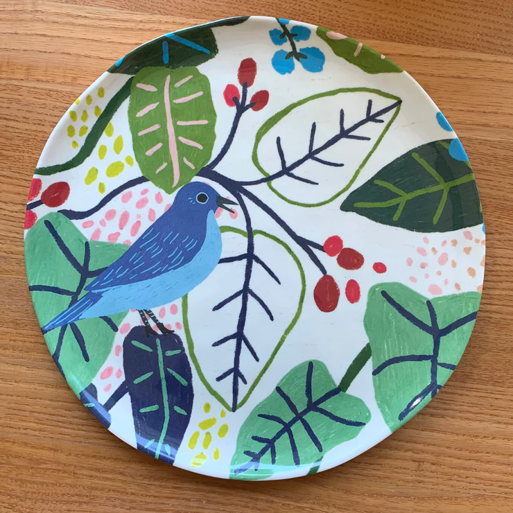 Melamine Bird Plates