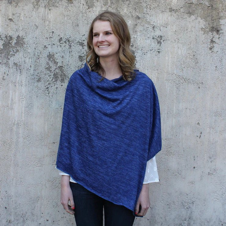 Heather Jersey Poncho