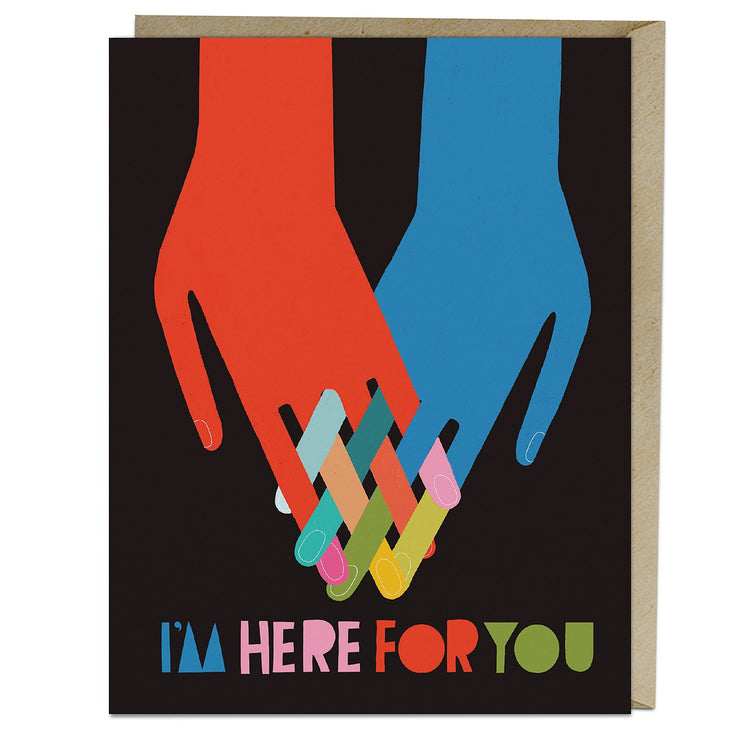 Sympathy Card x Lisa Congdon "Here For You"