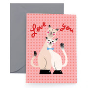 Love & Friendship Card "Love Cats"