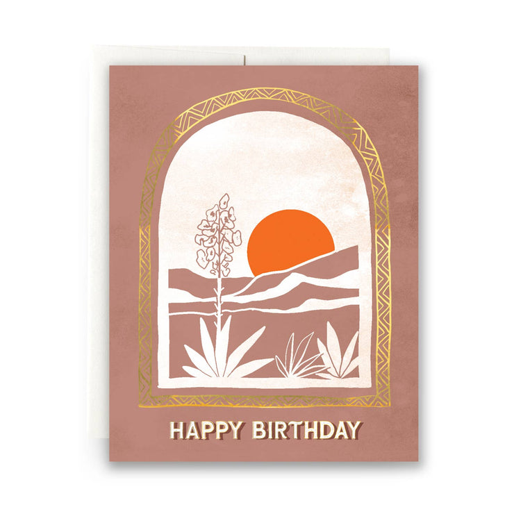 Birthday Card "Desert Vista"