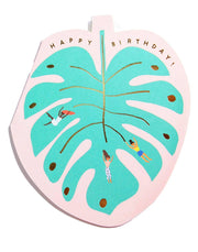 Birthday Card "Monstera Leaf"