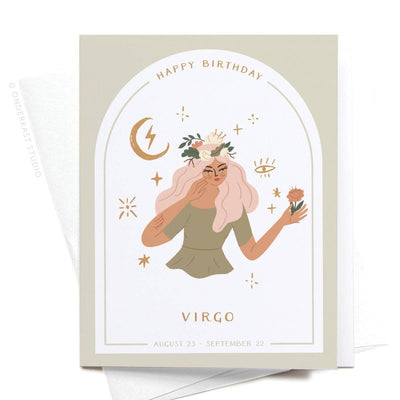 Birthday Card "Zodiac Virgo"