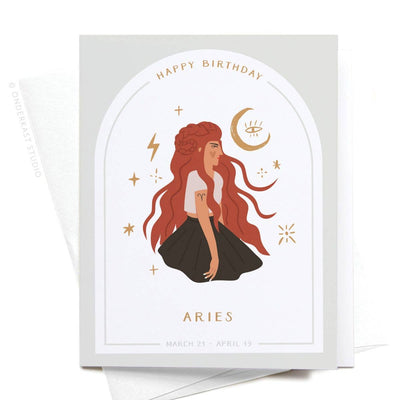 Birthday Card "Zodiac Aries"