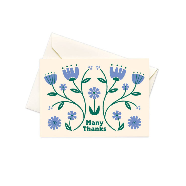 Boxed Thank You Cards "Periwinkle Floral"