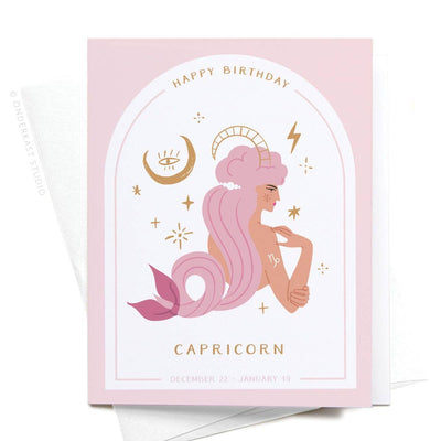 Birthday Card "Zodiac Carpricorn"