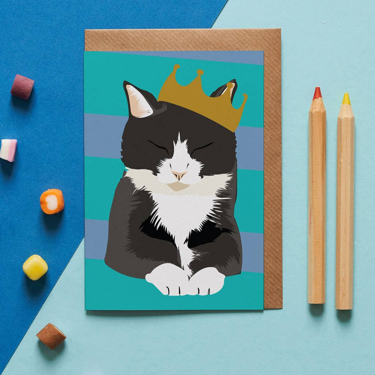 Blank Card "Bruce the Cat"