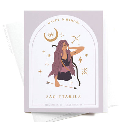 Birthday Card "Zodiac Sagittarius"