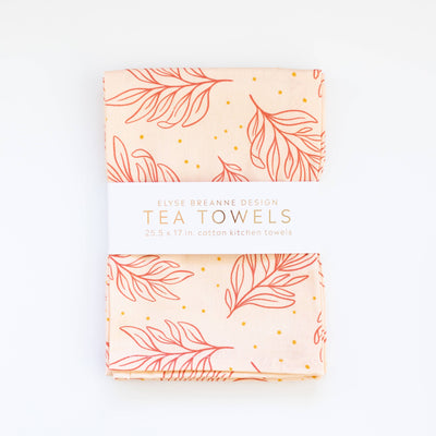 Pink Sage Tea Towels | 2 Pack