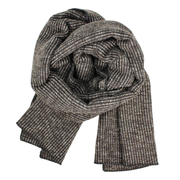 Winter Ribbed Knit Oblong Scarf