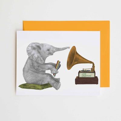 Blank Card "Newton Chapel African Elephant"