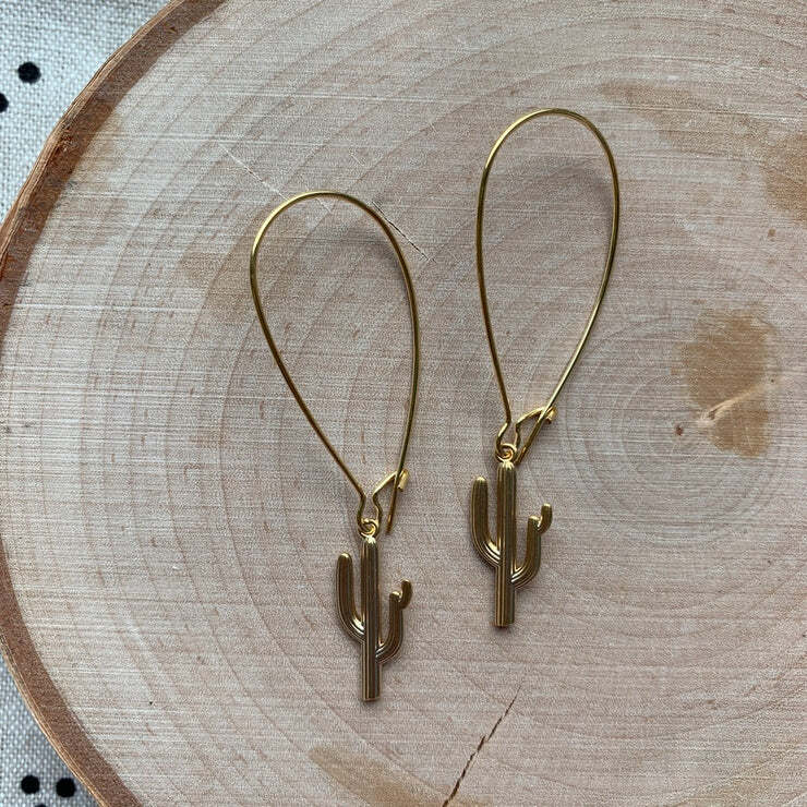 Gold Charm Earrings