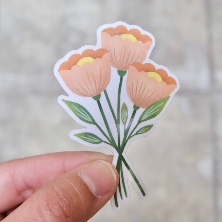 Sticker | Poppy Flowers