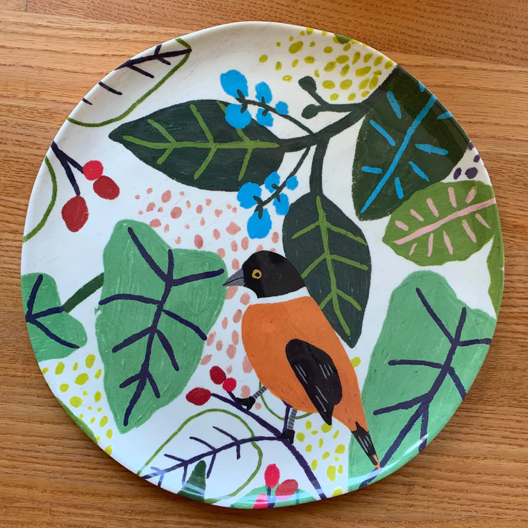 Melamine Bird Plates