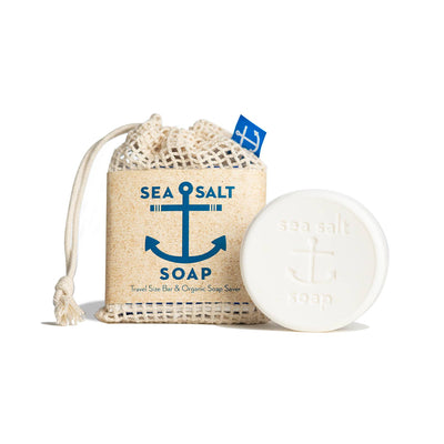 Bar Soap | Sea Salt + Soap Saver