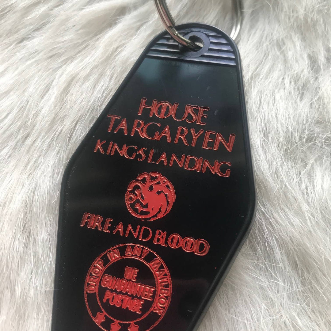 Motel Key Chain - House Targaryen, Game of Thrones