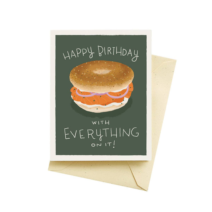 Birthday Card "Everything Bagel"