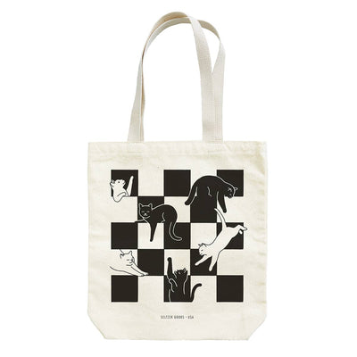 Tote Bag "Black & White Cats"