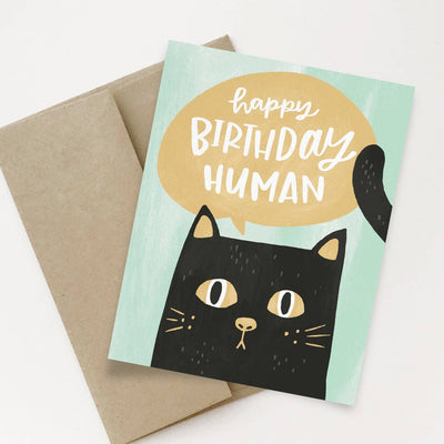 Birthday Card "Birthday Black Cat"