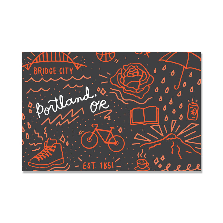 Postcard "Portland Patterns"