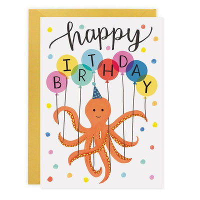 Birthday Card "Octopus"