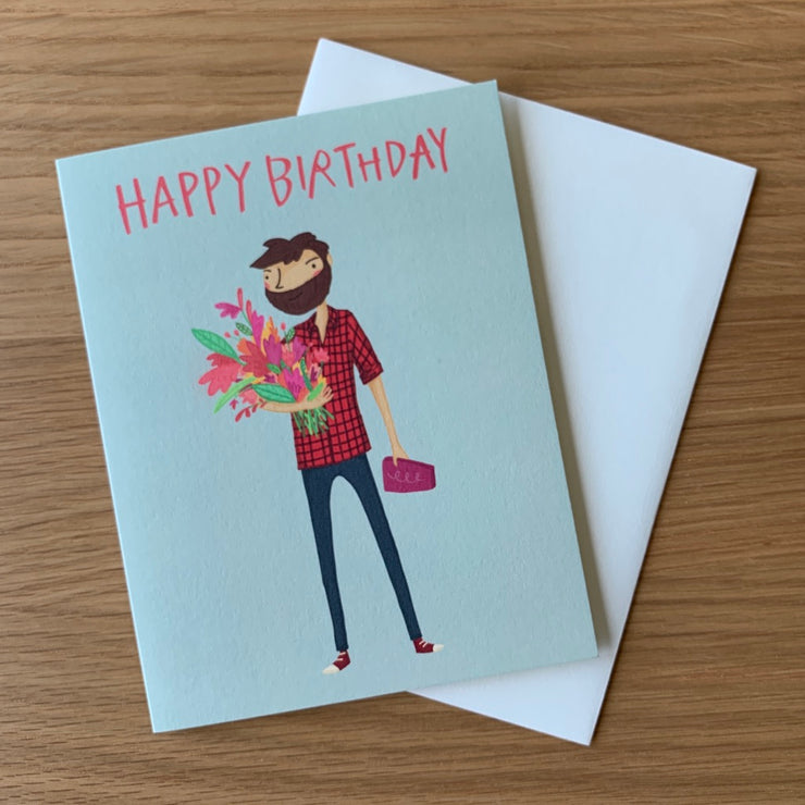 Birthday Card "Lumberjack"