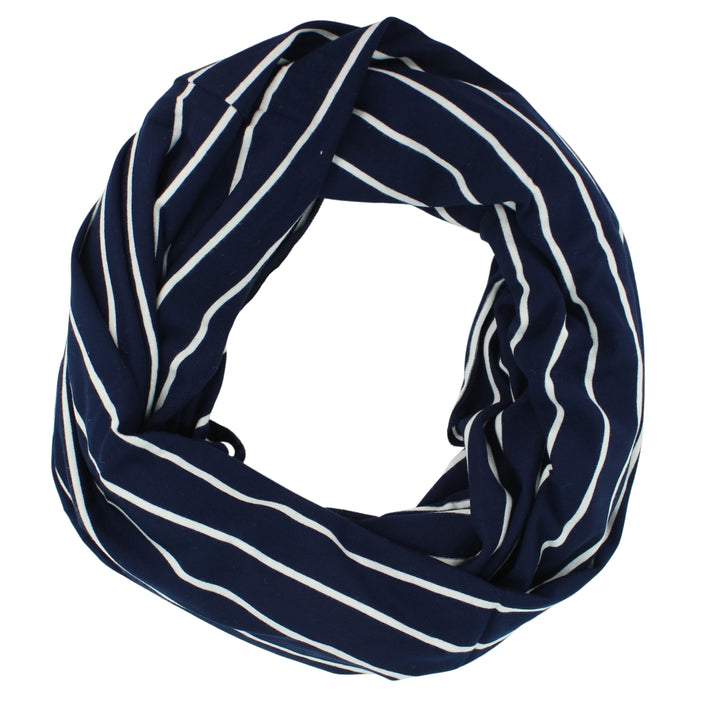 Bamboo Striped Infinity Scarf