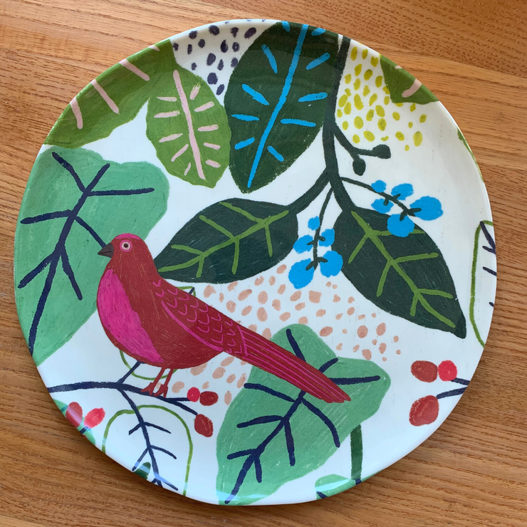 Melamine Bird Plates