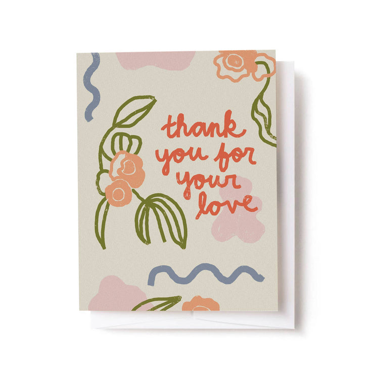Thank You Card "love"