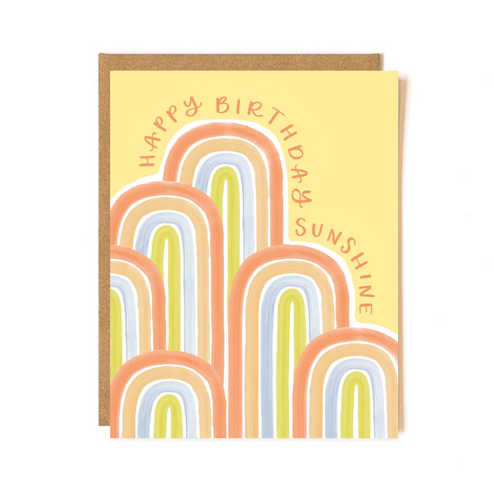 Birthday Card "Arches"
