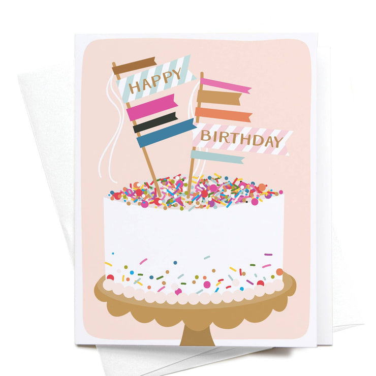 Birthday Card "Sprinkle Cake"