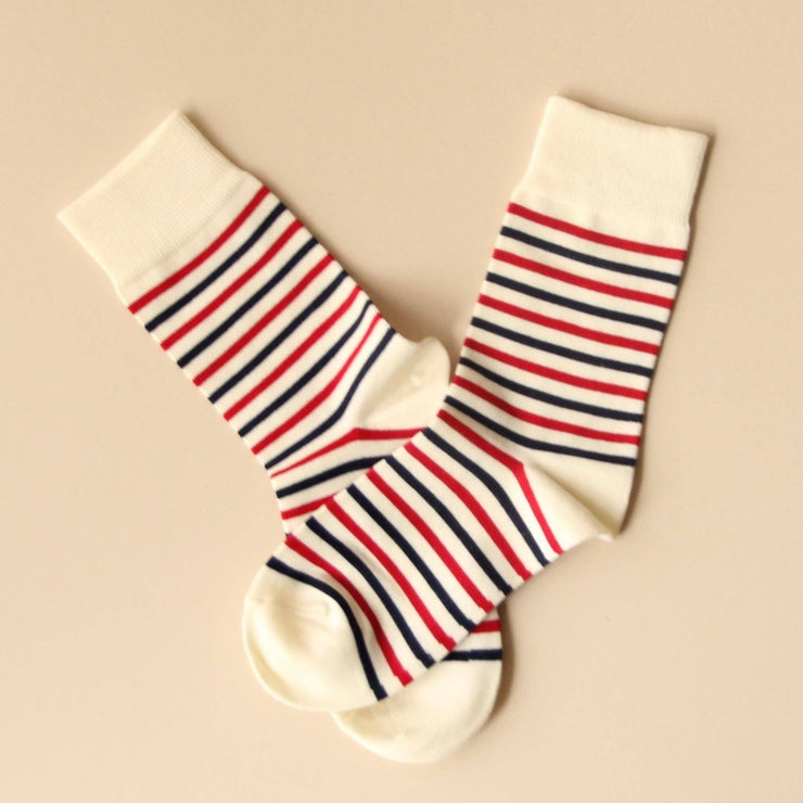 Designer Socks - Unisex | FRENCH STRIPES