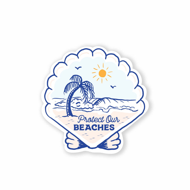 Protect our Beaches Sticker